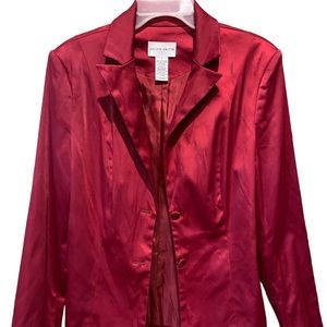 Jaclyn Smith Red Blazer